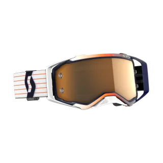 Scott Crossbril Prospect - Blauw / Oranje - Amplifier Spiegel Goud Lens