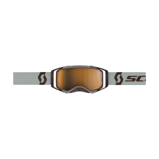 Scott Crossbril Prospect - Grijs / Bruin - Amplifier Spiegel Goud Lens