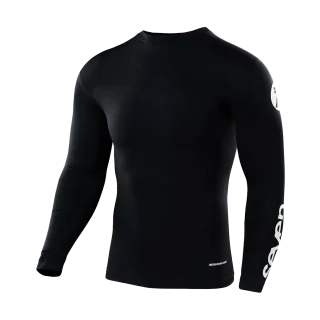 Seven Compressie Shirt Zero Staple - Zwart