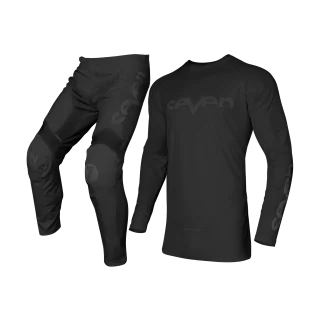 Seven Kinder Crosskleding Vox Staple - Zwart