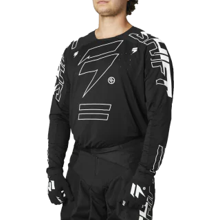 Shift Cross Shirt 3LACK Label King - Zwart