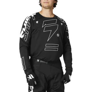 Shift Cross Shirt 3LACK Label King - Zwart