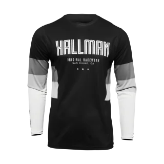 Thor Crosskleding 2026 Hallman Differ Draft - Zwart / Wit