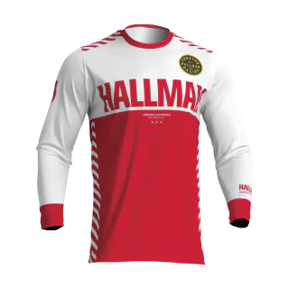 Thor Cross Shirt 2026 Hallman Differ Slice - Wit / Rood
