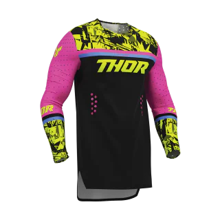 Thor Crosskleding 2027 Sportmode Punk&#039;d - Zwart / Fuchsia