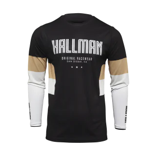 Thor Cross Shirt Hallman Differ Draft - Zwart / Latte