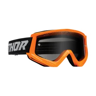 Thor Crossbril Combat Sand Racer - Flo Oranje / Grijs - Smoke Lens