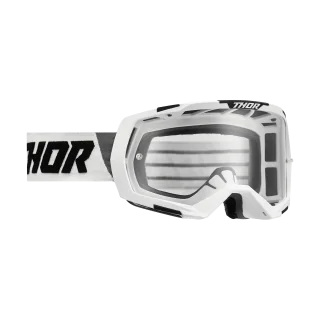 Thor Crossbril Regiment - Wit / Zwart - Clear Lens