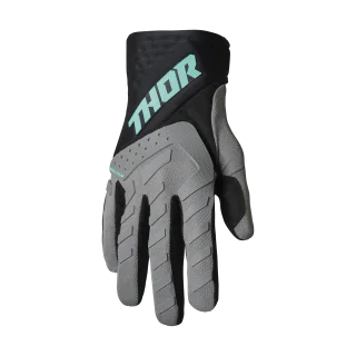Thor Crosshandschoenen 2026 Spectrum - Grijs / Zwart / Mint