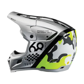 Thor Crosshelm Reflex Sport Riot - Grijs / Acid