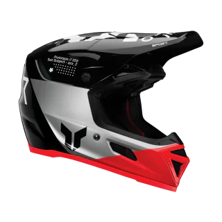 Thor Crosshelm Reflex Sport Strike - Zwart / Rood