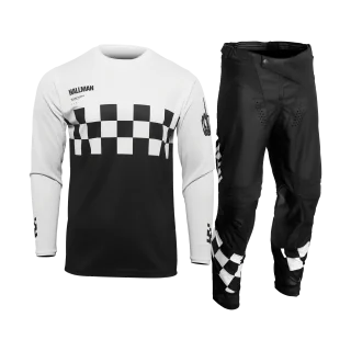Thor Crosskleding 2026 Hallman Differ Cheq - Zwart / Wit