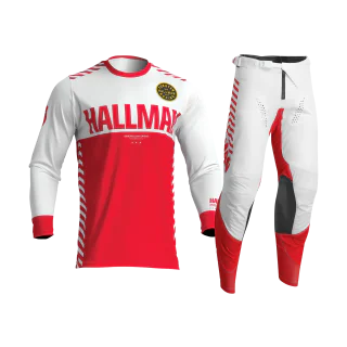 Thor Crosskleding 2026 Hallman Differ Slice - Wit / Rood