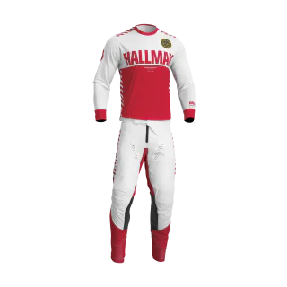 Thor Crosskleding 2026 Hallman Differ Slice - Wit / Rood