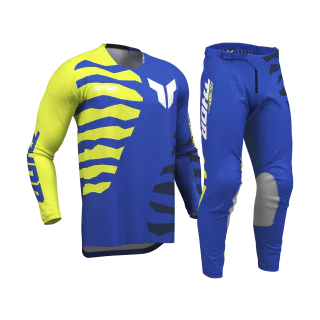 Thor Crosskleding 2027 Launchmode Shredder - Blauw / Acid