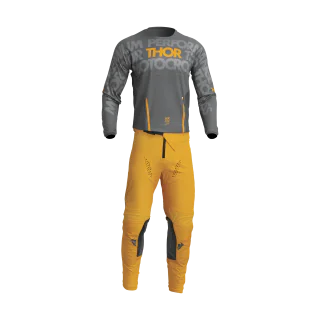Thor Crosskleding Pulse Mono - Grijs / Geel