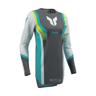 Thor Dames Crosskleding 2026 Sportmode Velocity - Grijs / Aqua
