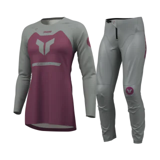 Thor Dames Crosskleding 2026 Ridemode Menace - Paars / Grijs