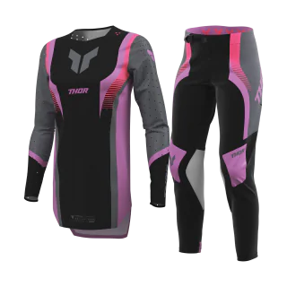 Thor Dames Crosskleding 2026 Sportmode Velocity - Zwart / Orchid