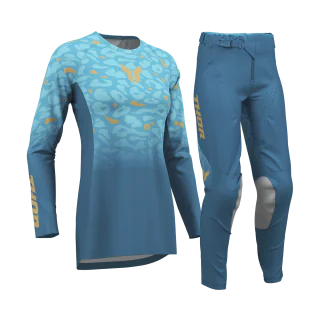 Thor Dames Crosskleding 2027 Launchmode Spotted - Jade / Starlight