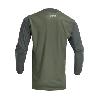 Thor Enduro Shirt Terrain - Army / Charcoal