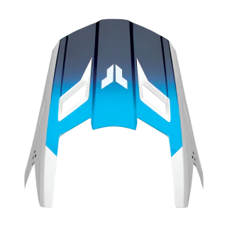 Thor Helmklep Fleet Storm - Wit / Navy