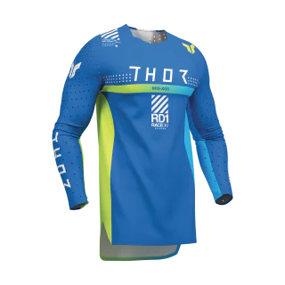 Thor Kinder Cross Shirt 2026 Sportmode Synth - Blauw