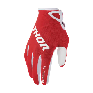 Thor Kinder Crosshandschoenen 2026 Ridemode Static - Rood