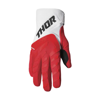 Thor Kinder Crosshandschoenen 2026 Spectrum - Rood / Wit