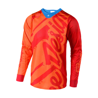Troy Lee Designs Cross Shirt SE Air Shadow - Honey / Rood