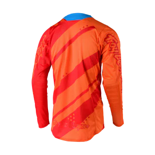 Troy Lee Designs Cross Shirt SE Air Shadow - Honey / Rood