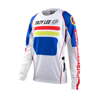 Troy Lee Designs Kinder Cross Shirt GP Drop In - Wit