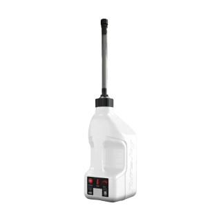 Tuff Jug Benzinekan Gen 3 Flexibele Slang met Auto-Stop - Wit / Zwart - 10 L