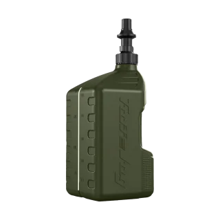 Tuff Jug Benzinekan Gen 3 Snelvuldop - Forest Green / Zwart - 20 L