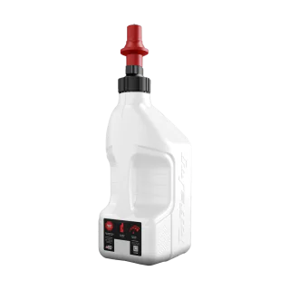 Tuff Jug Benzinekan Gen 3 Snelvuldop - Wit / Rood - 10 L