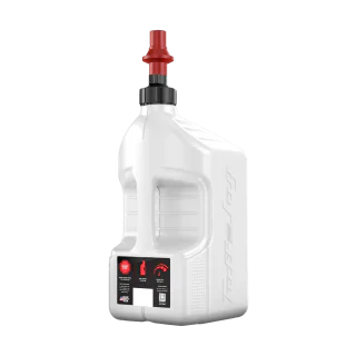 Tuff Jug Benzinekan Gen 3 Snelvuldop - Wit / Rood - 20 L