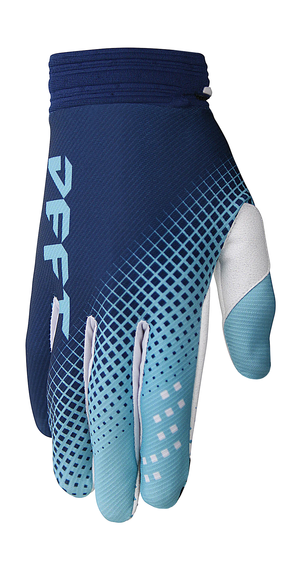 Deft Family Crosshandschoenen CATALYST Checker - Blauw