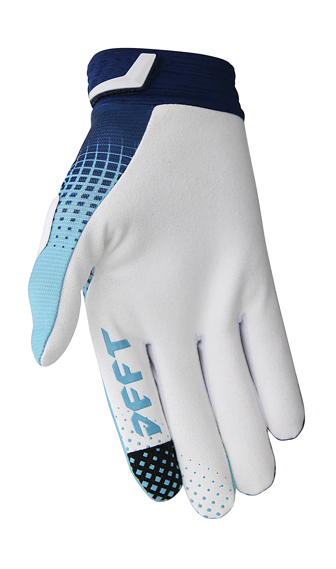 Deft Family Crosshandschoenen CATALYST Checker - Blauw