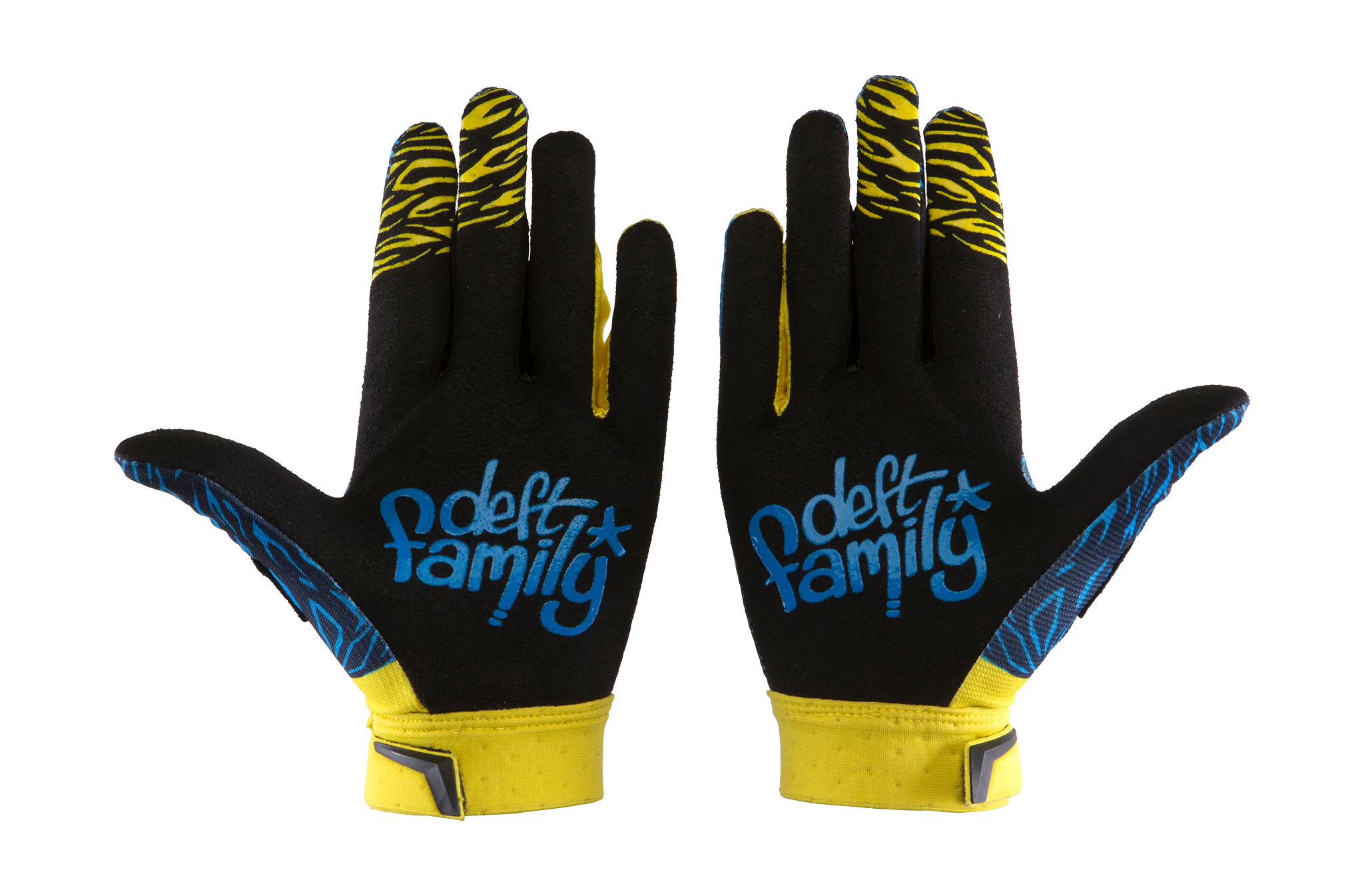 Deft Family Crosshandschoenen CATALYST Evident - Blauw / Geel