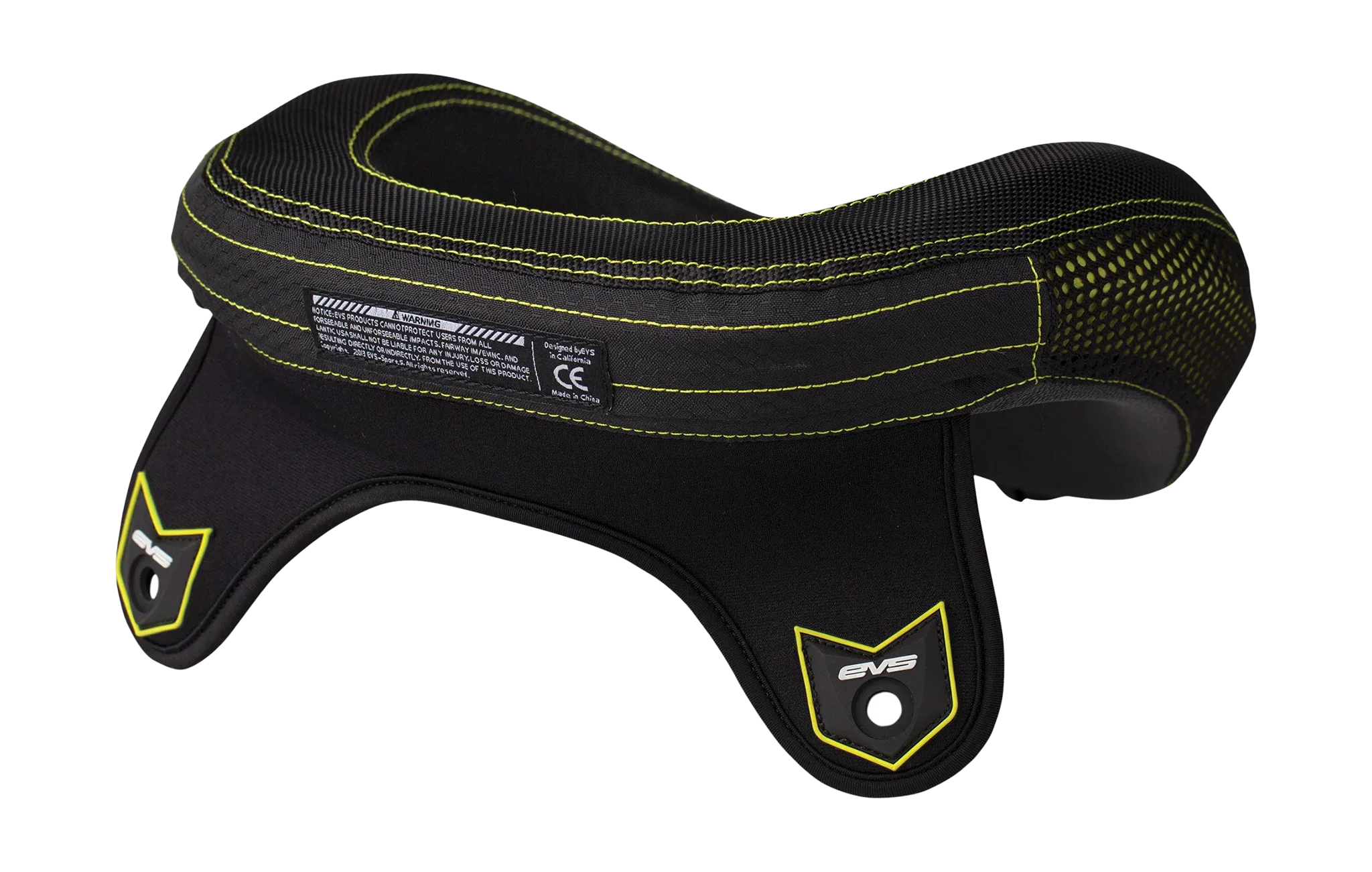 EVS Kinder Nekband R3 - Zwart / Hi-Viz