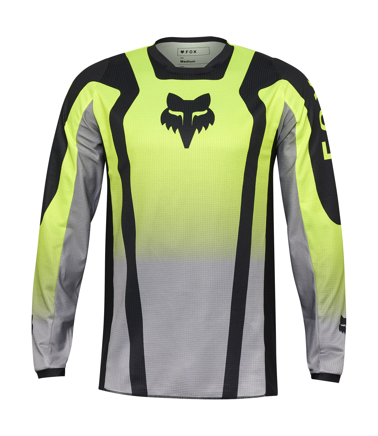 Fox Cross Shirt 180 Lean - Fluo Geel