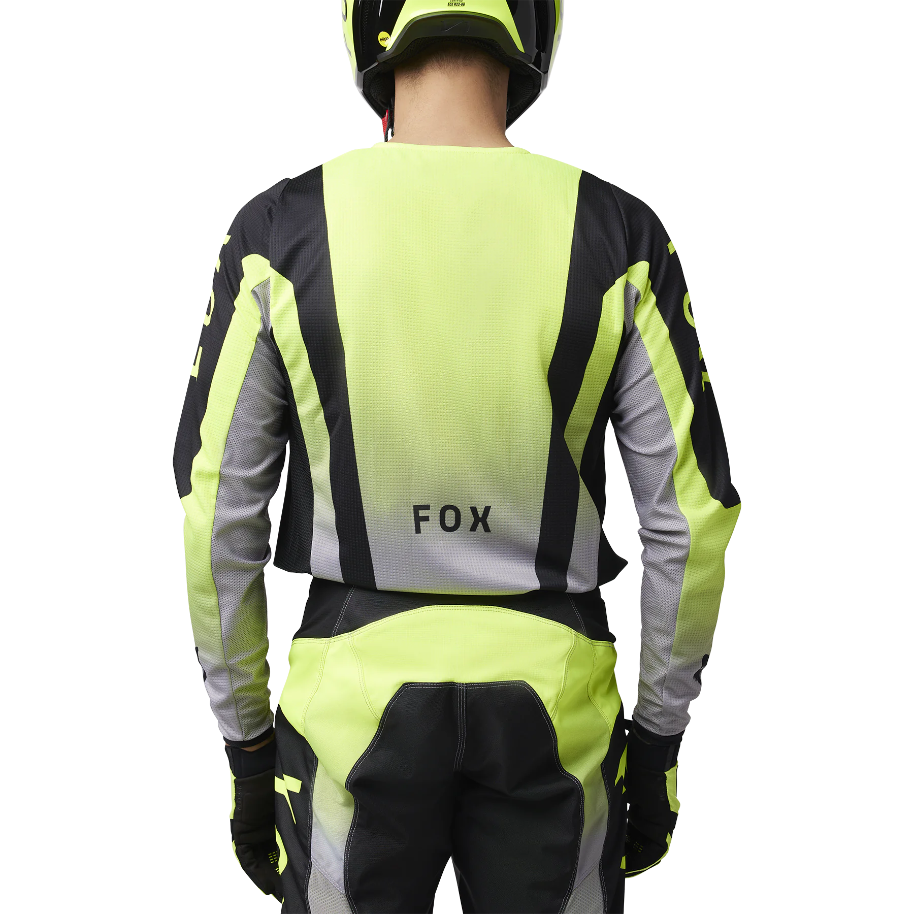 Fox Cross Shirt 180 Lean - Fluo Geel