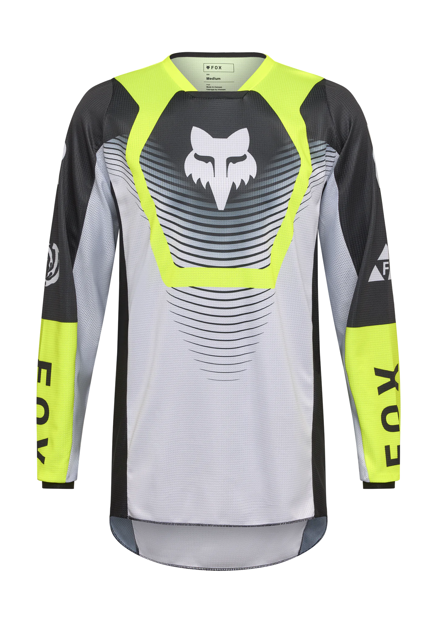 Fox Cross Shirt 2026 180 Collect - Grijs / Geel