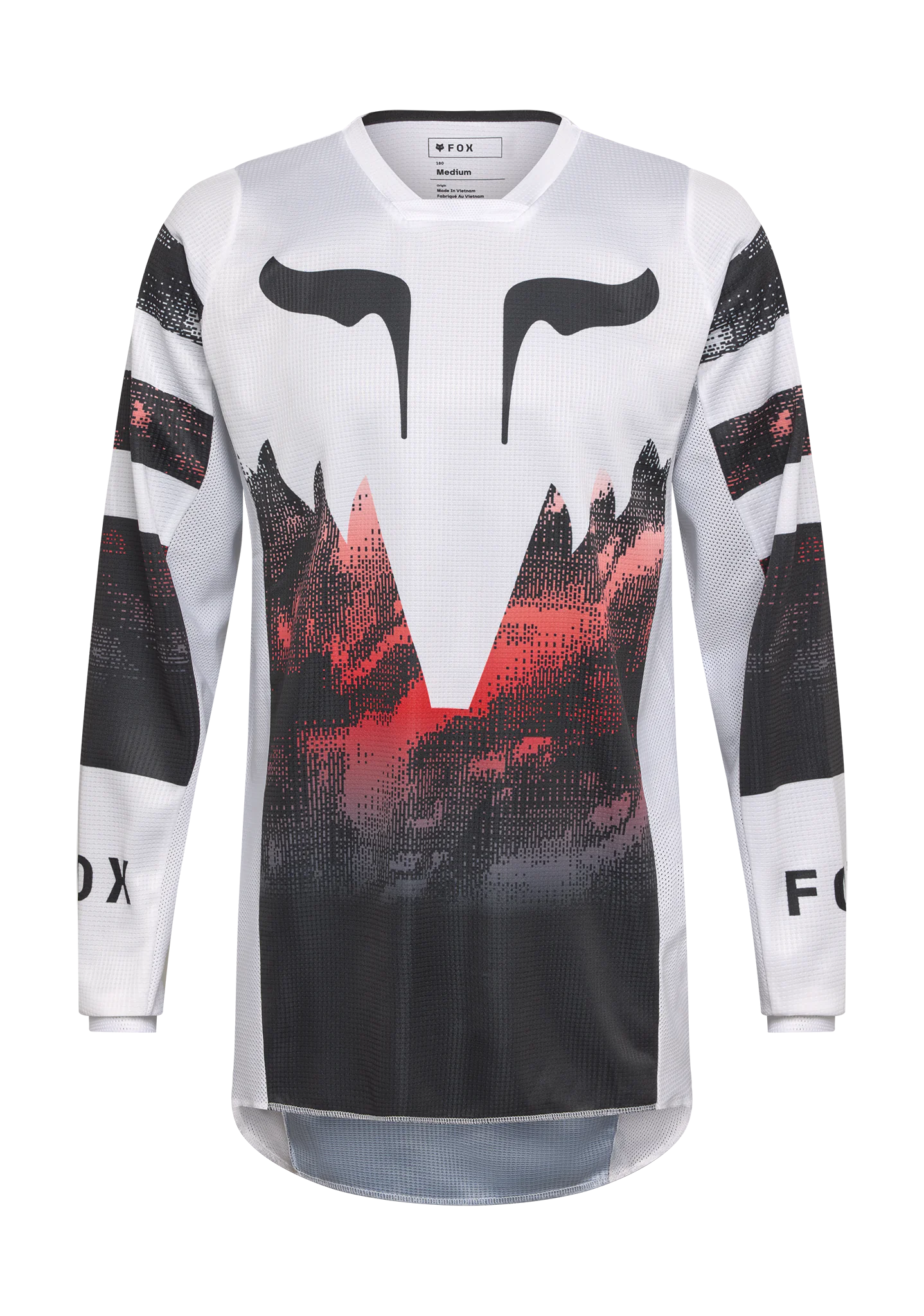 Fox Crosskleding 2026 180 Kairos - Wit / Fluo Rood
