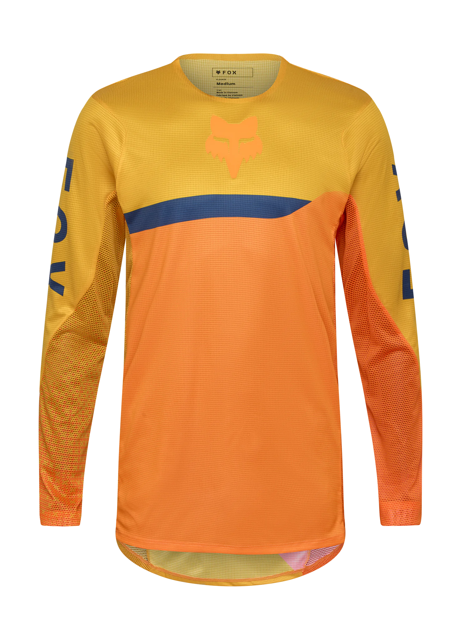 Fox Cross Shirt 2026 Flexair Fracture - Tangerine