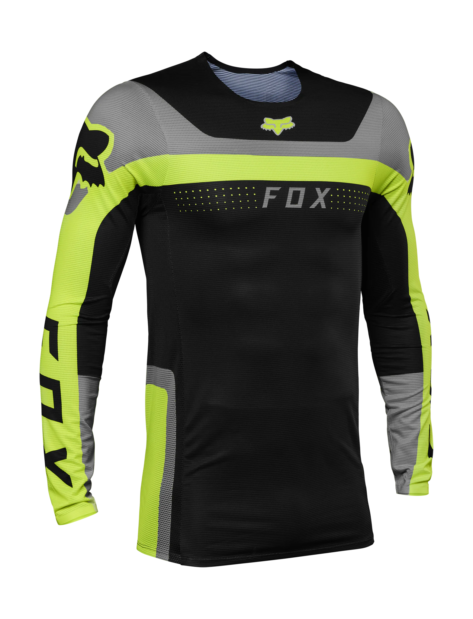 Fox Cross Shirt Flexair Efekt - Fluo Geel