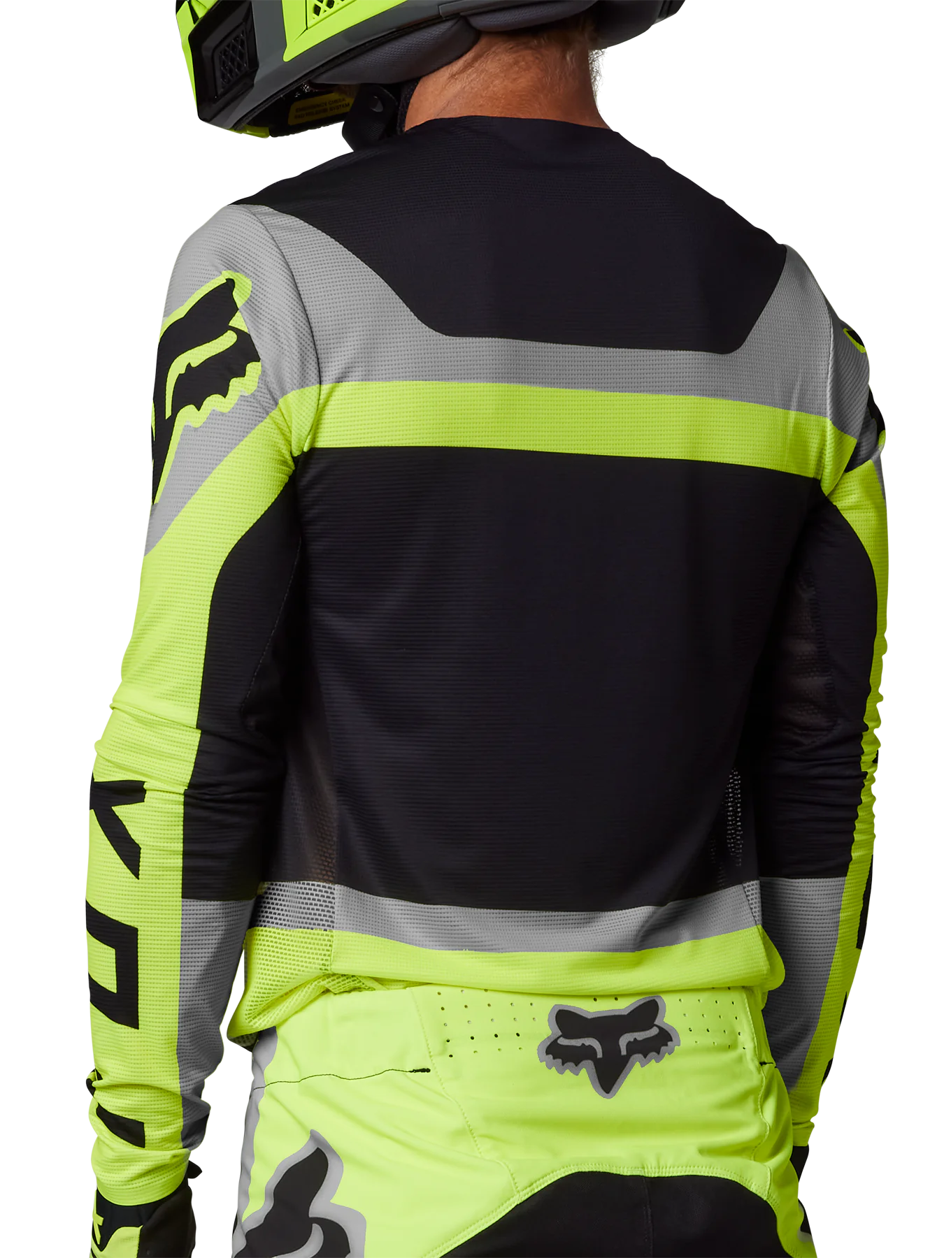 Fox Cross Shirt Flexair Efekt - Fluo Geel