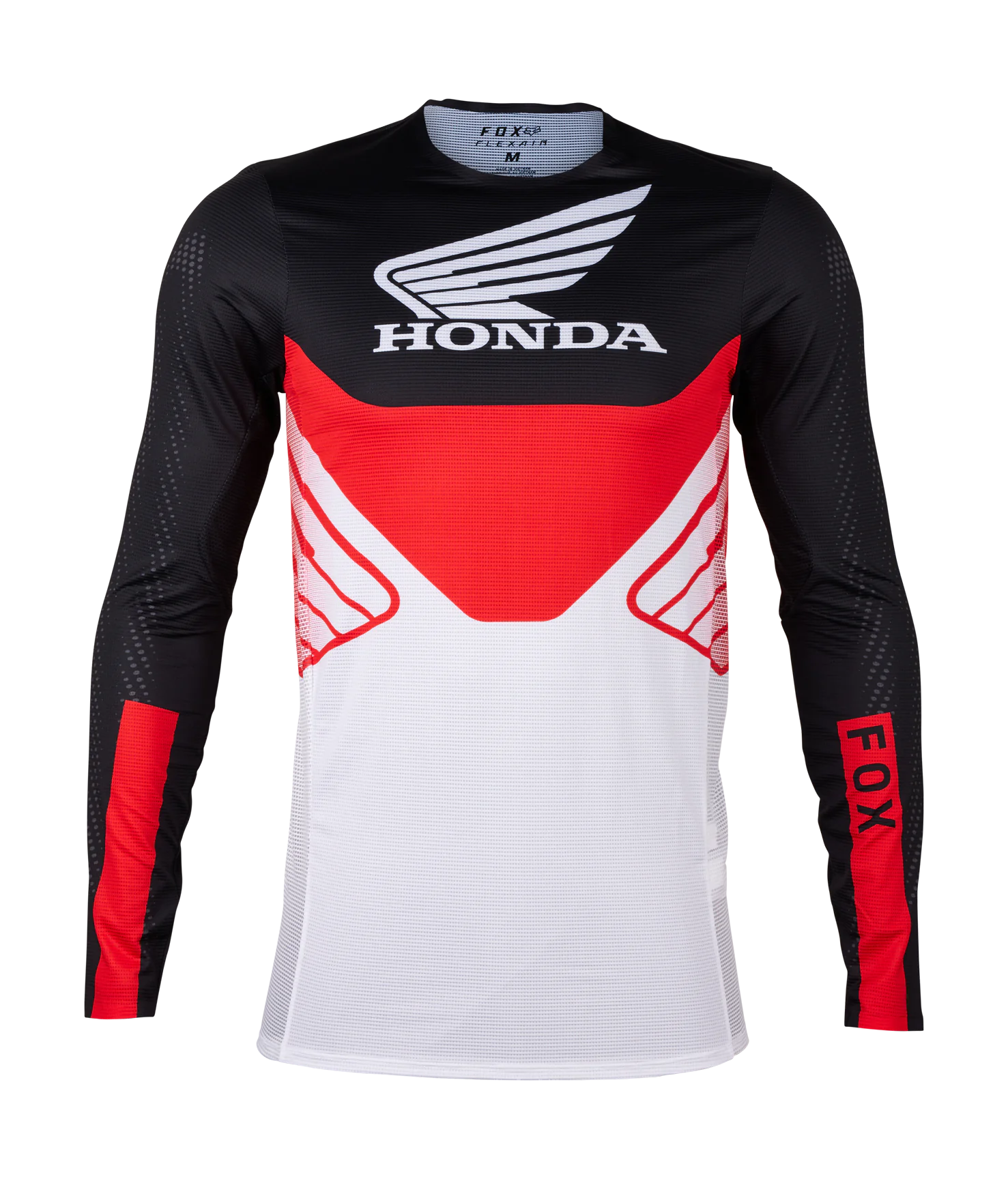 Fox Cross Shirt Flexair Honda - Zwart / Wit
