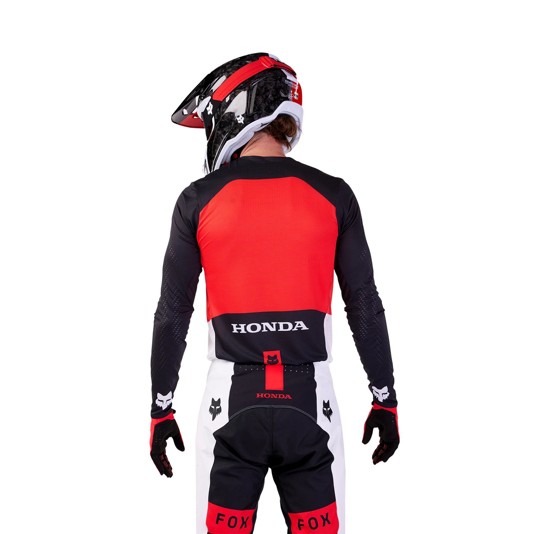Fox Cross Shirt Flexair Honda - Zwart / Wit