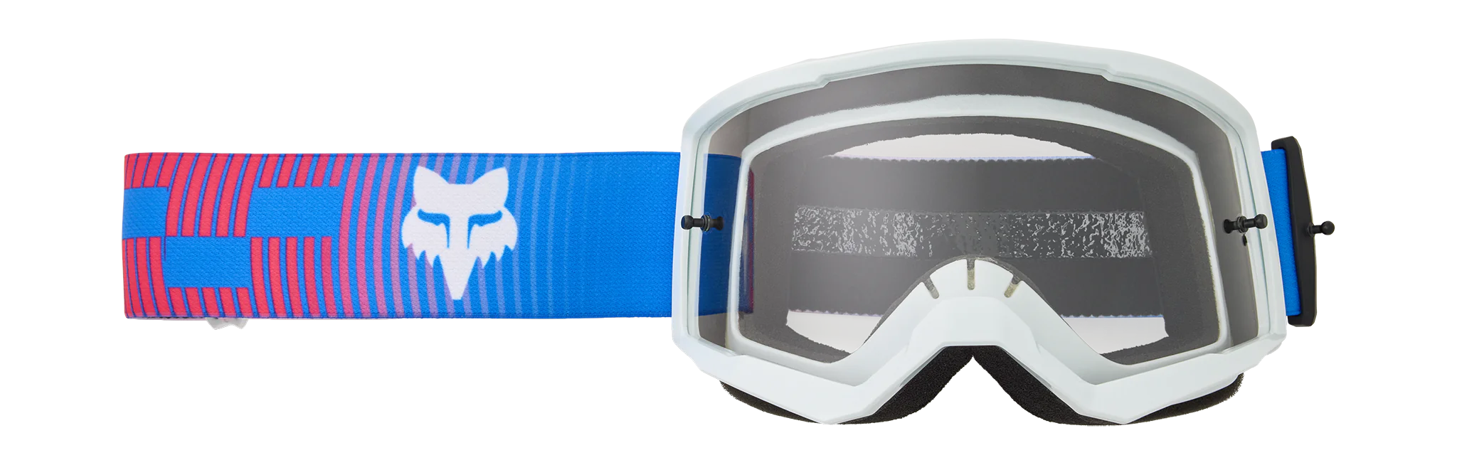 Fox Crossbril Main II Collect - Blauw / Roze - Clear Lens